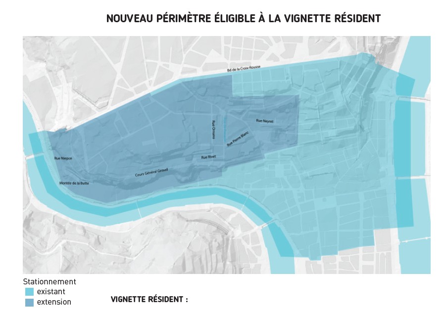 Extension stationnement Lyon 1er