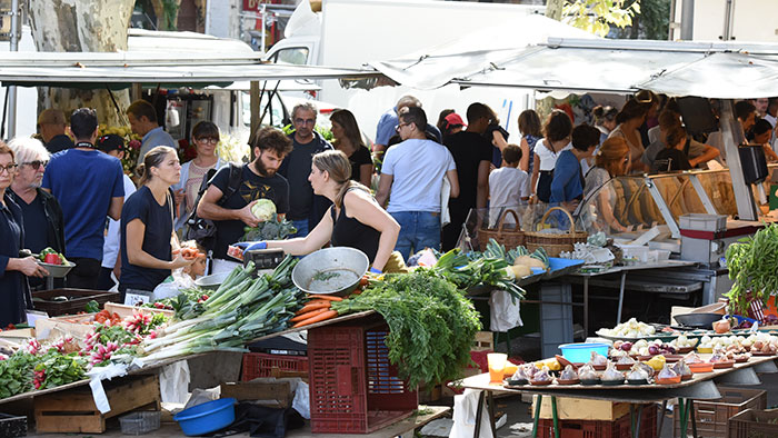 Marché quai Saint-Antoine