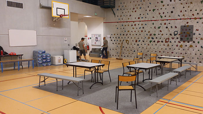 Gymnase Enghien canicule
